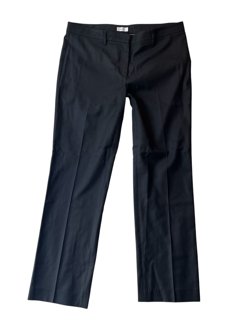 Gunex Straight leg dress pants US 10 Black Made in Italy Womens Polyester